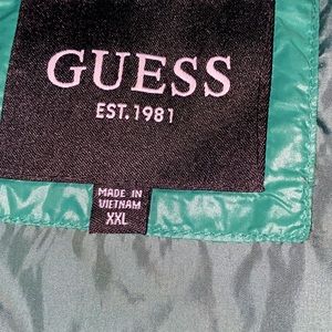 Green Guess bubble coat size XXL